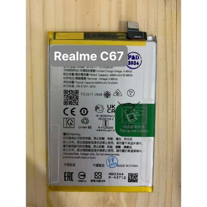 thay pin realme c67 cần thơ