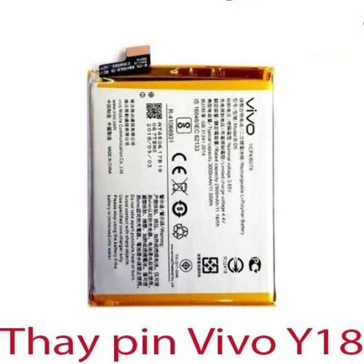 thay pin vivo y18 cần thơ