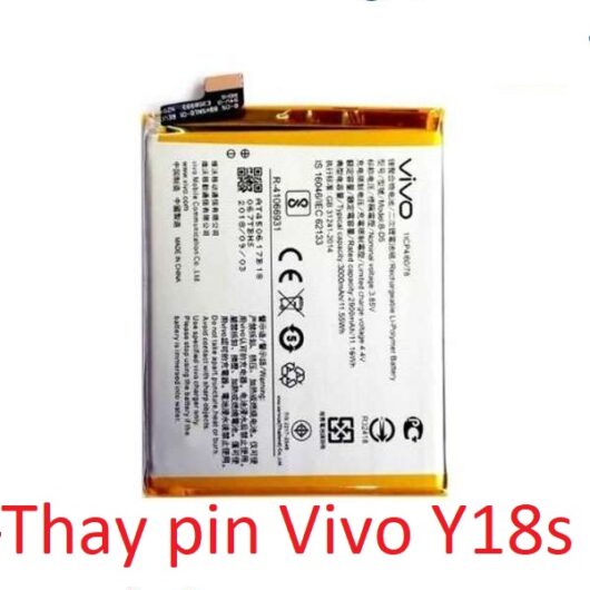 thay pin vivo y18s cần thơ