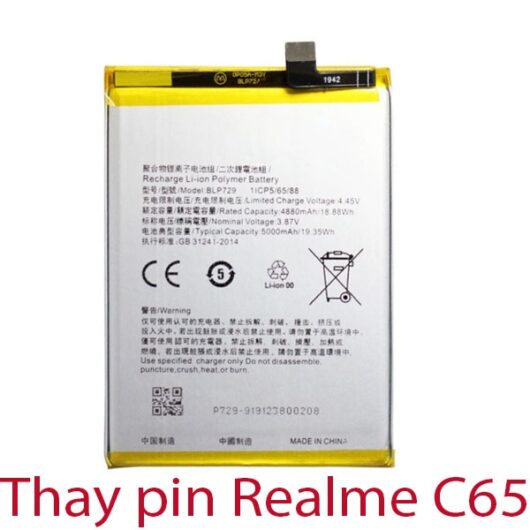 thay pin realme c65 cần thơ