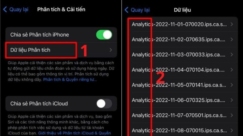 Chọn Dữ liệu Phân tích Chọn Dữ liệu Phân tích